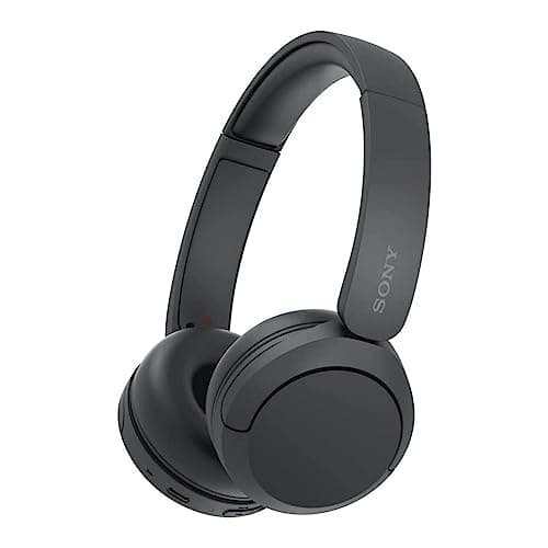 Sony WH-CH520 Wireless Bluetooth Headphones - Up to 50 Hours of Battery Life with Fast Charge, On-Ear Style - Black (Renewed) - Image 2