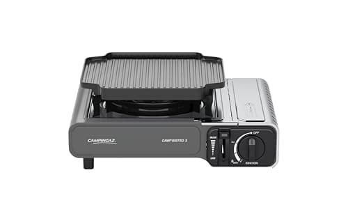Campingaz Camp Bistro 3 Griddle Combo Gas Stove | 1 Burner Stove | Power 2200 W | Compact Portable Outdoor Stove | Carry Case | Ideal for Camping and Emergency Kit 72 Hours - Image 2