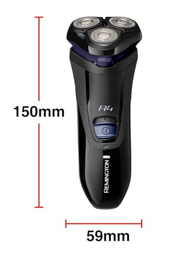 Remington R4002 Electric Shaver [Wet and Dry Shave] R4 (Cordless Use, 360° Rotating Heads, Precision Retractable Comforttrim + 3 Day Beard Trimmer Guide, Ergonomic) Trimmer - Image 6