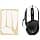 kwmobile Non-Slip Tape Compatible with Logitech G502 Non-Slip Tape - PU Leather Band for Gaming Mouse - White - Image 2