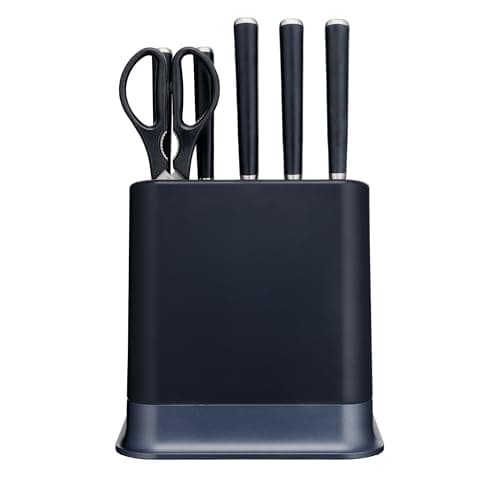 Tefal EverSharp 6 Piece Knife Set, Knife Block with Integrated Sharpeners, 5 Knives, Scissors, Durable Sharp, K297S744 - Image 3