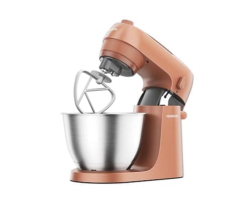 Kenwood Go KZM35.000RD Space-Saving Mixer with 4 Litre Bowl, K Hook, Balloon Whisk, Dough Hook, Splash Guard and Measuring Spoon, Metal Body with Handle - Image 4
