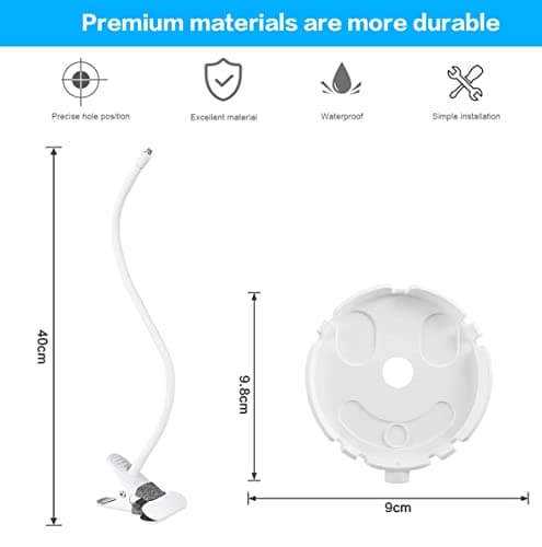 Philips Avent Baby Monitor Stand SCD843/26, SCD833/26, SCD 891/26, SCD630/26, Flexible Bracket for Philips Avent Baby Video Monitor Video Monitor Mounting Bracket - Image 5