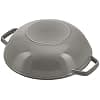 STAUB Cast Iron Wok with Glass Lid and Removable Grill, Ø 30 cm, 4.40 L, Graphite Grey - Image 5