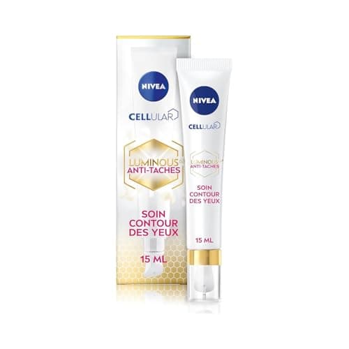 NIVEA Luminous 630 - Soin Contour Des Yeux - Anti-Cernes & Poches - Eclat De La Peau - Yeux Reposés, Lumineux & Visiblement Plus Jeunes - Acide Hyaluronique & Caféine - Tous Types de Peaux - 15 ml - Image 3