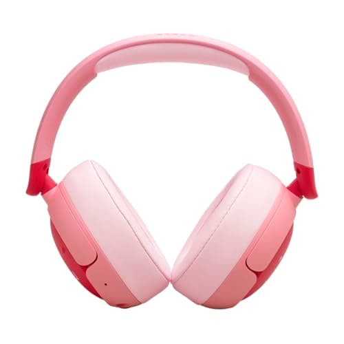 JBL Junior 470 NC, Casque Supra-auriculaire sans Fil Bluetooth pour Enfants, Réduction Active du Bruit, Micro intégré, 50 h d'autonomie, JBL Safe Sound, limiteur de Volume, Set d'autocollants, Rose - Image 7