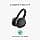 kwmobile 2 x Ear Pads Compatible with Sennheiser HD450BT / HD350BT - Foam Ear Pads for Headphones - Black - Image 3