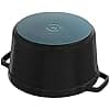 STAUB Cast iron casserole dish in black 24cm high - Image 3