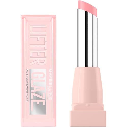 Maybelline New York - Moisturizing Oil Balm - Smooth and shiny lips - Lacquer effect - Enriched with Hyaluronic Acid and Cherry Extract - Lifter Glaze - Shade : 002 Pink Drip - Image 2