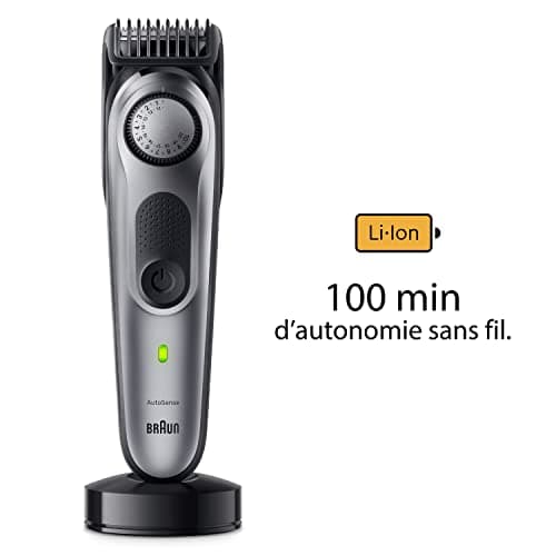Braun Tondeuse À Barbe Professionnelle Series 7 BT7420, Electrique, ProBlade, Rasoir de Précision, Styling Grâce À 40 Réglages De Longueurs, Accessoires, Base De Recharge, Étui De Voyage - Image 7