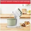 Moulinex Mixer, Hand Mixer, 500 W, 5 Speed, 2.5 L Bowl, 2 Whisks + 2 Dough Hooks, Prep'Mix+ HT464010 - Image 5