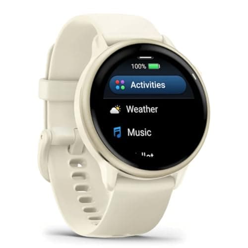 Garmin vívoactive 6 - Fitness & Health GPS Smartwatch with Ultra-Bright Display - Lunar Gold with Ivory Case - Image 5