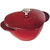 STAUB Cast Iron Casserole "Heart", Ø 20 cm, 1.75 L, Cherry - Image 3