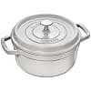 STAUB - Cast Iron White Truffle COCOTTE with Round Nubs 22 CM - Image 2