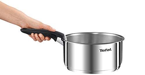 Tefal Ingenio L897SJ04 20-Piece Cookware Set, Frying Pans, Pans, Wok, Saute Pan, Lids, Removable Handles, Induction, Stainless Steel, Dishwasher Safe, 5-Year Warranty - Image 4
