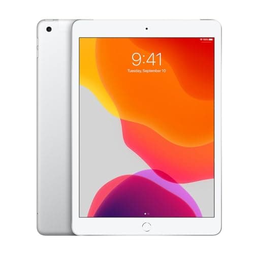 2019 Apple iPad (10.2-inch, Wi-Fi + Cellular, 32GB) Silver (Refurbished) - Image 2