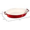 Staub Ceramic 9 Oval Dish (Cherry) by Staub - Image 5
