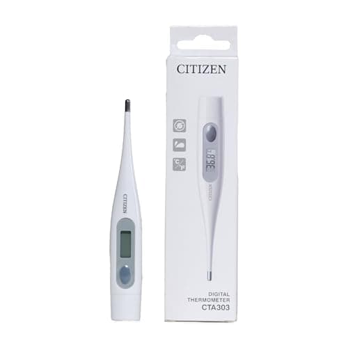 Citizen Digital Thermometer for Reading Basal Body Temperature - Body Temperature Thermometer with Fever Alarm and One-Button Operation - for Adults Kids - Image 3