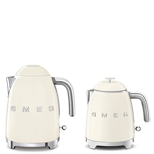 Smeg, KLF05CREU Small Electric Kettle 0.8 L, Stainless Steel Filter, Automatic Safety Shutdown, Water Level Indicator, Non-slip Base and Integrated Cord Storage, 1400 W Power, Cream - Image 6
