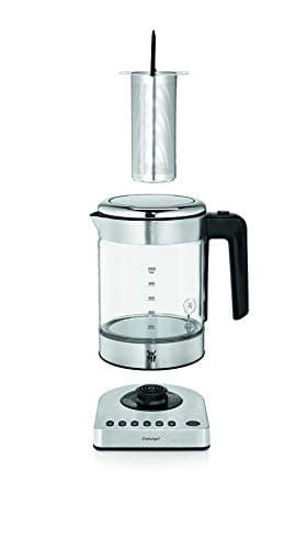 WMF KITCHENminis 0413180012 Electric Glass Teapot Kettle, 1 L, 1900 W, 5 Temperature Levels, Keep Warm, Wireless, Schott Duran Quality, Integrated Tea Filter, Stainless Steel & Compact Design - Image 4