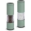 Salt and Pepper Mill Set with Adjustable Grind | Manual Pepper Mill with Refillable Design | Ceramic Core | Kitchen Essential (2 Pieces, Sage) - Image 2