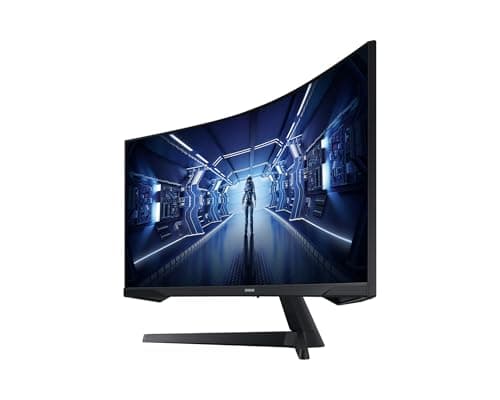 Samsung Odyssey G55T 34'' 165Hz, 1ms, VA Panel 1000R, UWQHD 3440x1440, 2500:, 250cd/m2, AMD FreeSync Premium, Adjustable Foot, HDMI, DisplayPort - Image 5