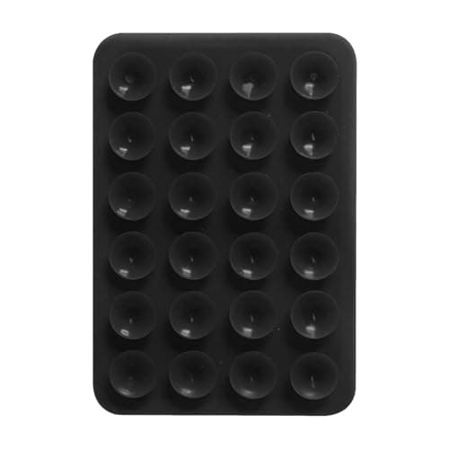 Silicone Suction Cup Cell Phone Holder, Adhesive Back, Strong Grip, Hands Free Stand for Selfies, Mobile Power, Selfies and Videos - Image 2