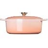 Le Creuset Signature Enameled Cast Iron Oval Dutch Oven, 6.75-Quart, Peach - Image 5