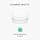 kwmobile Earphone Case Compatible with Samsung Galaxy Buds FE Case - Silicone Protective Case - White-Black-Black - Image 3