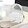 kwmobile Case Compatible with Apple AirPods Max Case - Soft Polyester Protective Cover for Headphones - with Sleep Mode - White - Image 5
