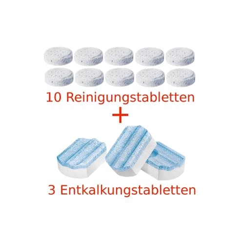 Siemens TZ80001 Cleaning Tablets with 3 Descaling Tablets for EQ Series Coffee Machines (Pack of 10) - Image 4