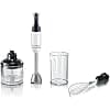 Bosch, Hand Blender, ErgoMaster 4 Series, 800 Watt Motor, Variator, QuattroBlade Mixing System, Accessories Included, White, MSM4W421 - Image 2