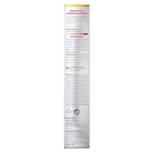 NIVEA Cellular LUMINOUS 630 Crème de traitement des yeux anti-cernes avec caféine et acide hyaluronique 15 ml - Image 5