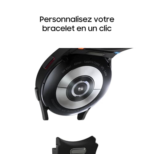 Samsung Galaxy Watch FE, Montre connectée, Suivi de la Santé, Suivi de Fitness, Bluetooth, 40mm, Or Rose, Chargeur Secteur Rapide Inclus, Version FR - Image 5