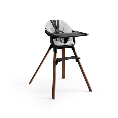 Stokke Clikk High Chair, Black/Warm Brown, All-In-One Highchair with Tray + Harness - Lightweight, Durable, Ergonomic and Easy to Carry - Usable for 6-36 Months, Up to 15 kg - Image 6