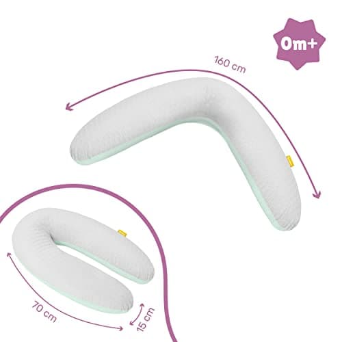 Badabulle Evolutif Fluffy Nursing Pillow, Polyester for Body, Back, Pregnancy, Legs - Image 7