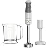 Kenwood Triblade HBM40.004WH 850W Hand Blender with Splash Proof, Potato Masher and BPA-Free Plastic Tumbler, Dishwasher Safe, White - Image 3