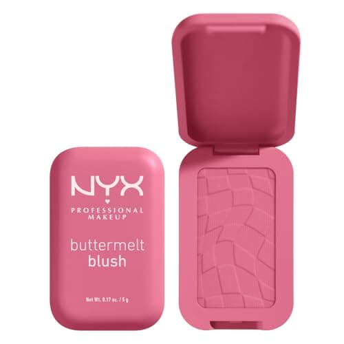 NYX PROFESSIONAL MAKEUP - Powder blush, enriched with mango butter, almond butter & shea butter - Melting texture - Vegan formula - Buttermelt Blush, Shade : For the Butta - Image 2