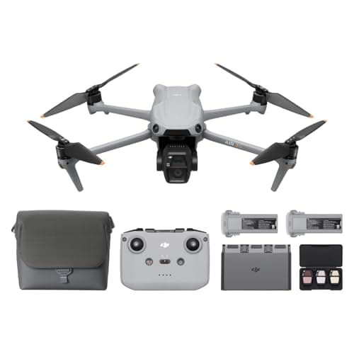 Bundle Fly More DJI Air 3S (RC-N3), drone with 1" CMOS wide-angle camera & medium telecamera, 4K/60 fps HDR video, omnidir obstacle detection in night landscape & 3 batteries for extended flight - Image 2