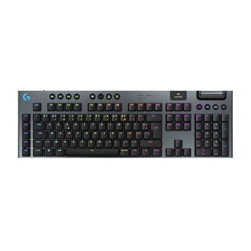 Logitech G 915 LIGHTSPEED Mechanical Wireless Gamer Keyboard, Ultra-Slim GL Touch Switch, RGB LIGHTSYNC, Stylish and Slim Design, 30+ Hours of Gaming, 2.4GHz/Bluetooth, French AZERTY - Black - Image 2