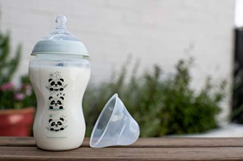 Tommee Tippee Closer to Nature Slow Flow Teat Bottle with Anti-Colic Valve, Mimics Breast Shape, 340ml, Pack of 1, Assorted Colours - Image 7