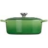 Le Creuset Signature 21178274082430 Cast Iron Casserole Dish Oval with Lid, Diameter 27 cm, Suitable for All Hobs and Induction 4.1 L, 4.4 kg, Bamboo - Image 4