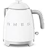 Smeg, KLF05WHEU Small Electric Kettle 0.8 L, Stainless Steel Filter, Automatic Safety Shutdown, Water Level Indicator, Non-slip Base and Integrated Cord Storage, Power 1400 W, White - Image 2