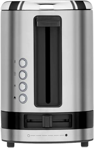 WMF KITCHENMINIS 0414120011 Bread Toast, 1 Extra Long Slot, 7 Burning Levels, 4 Functions, High Quality Cromargan Stainless Steel, 900 W, - Image 5