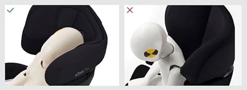 CBX by CYBEX Solution X i-Fix Children's Car Seat, for Cars with and without ISOFIX, Ages 3 to 12 Approx. (100 – 150 cm), Approx. 15 to 50 kg, Pure Black - Image 6