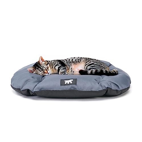 Ferplast Lit pour chien Coussin pour chien Petits chiens Tissu anti-rayures Lavable en machine à 30° Matelas imperméable pour chien 43 x 30 x 3 cm Gris - Image 3