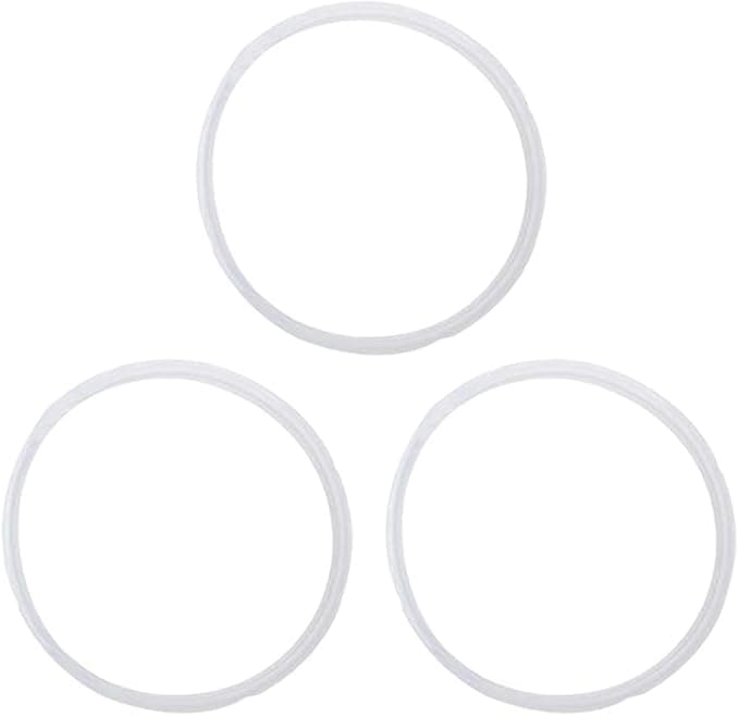 Replacement Pressure Cooker Seal Ring for Instant Pot Duo 50/60 Lux 60 CSG 60 Pressure Cooker - Silicone Gasket Compatible with 6Qt (White)