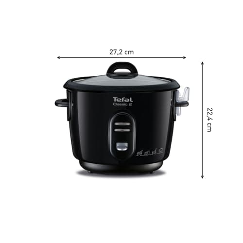 Tefal Classic 2 Automatic Rice Cooker, 3 L Capacity, 900 g Rice, Steamer, Non-Stick Bowl, Keep Warm, Unattended Cooking RK102811 - Image 4