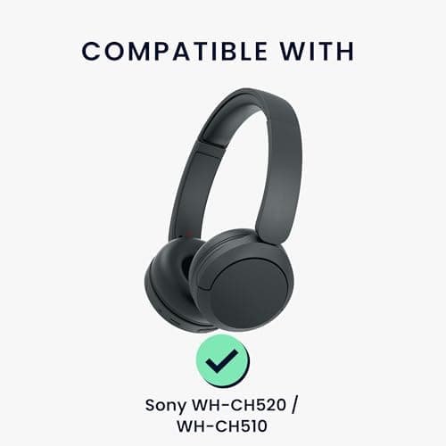 kwmobile Case Compatible with Sony WH-CH520 / WH-CH510 / MDR-ZX110 Soft Neoprene Protective Case for Headphones 21.5 x 16 cm White / Brown / Green Grey - Image 3