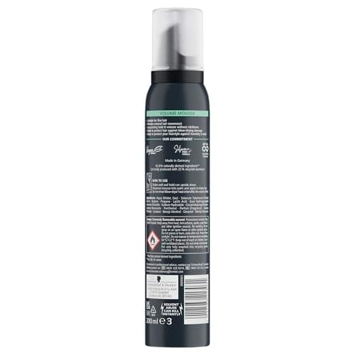 SCHWARZKOPF, Mousse Volume Aérien, Anti cheveux plats et fins, Formule avec de la provitamine B5, Végane, Sans silicone, Fixation Forte, Tenue longue durée, Volume et souplesse, 200ml - Image 4
